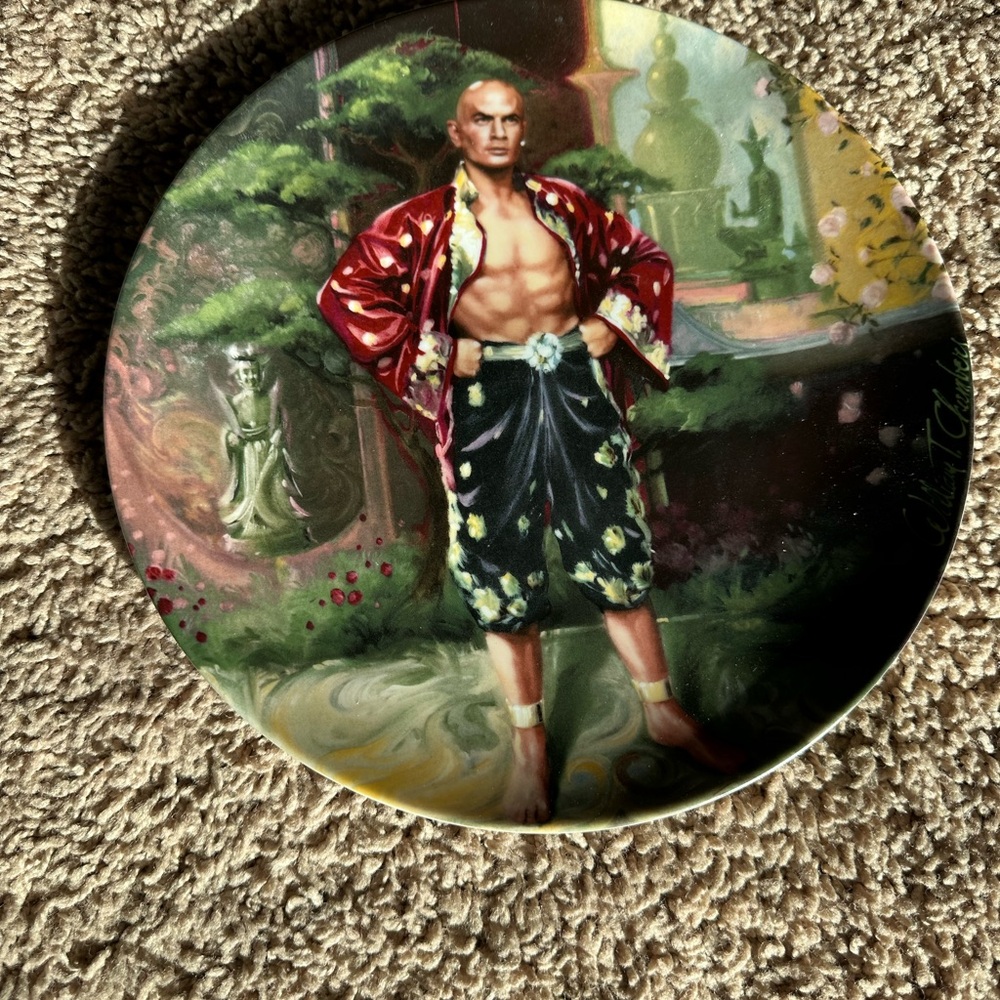 Knowles Decorative Plate with Red and Green Accents